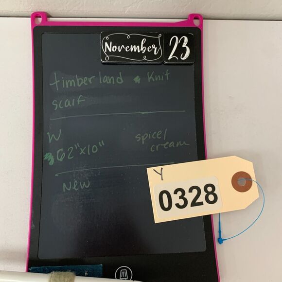 Timberland Knit Scarf Women 62X10 Spice Cream Buffalo Plaid Cozy Soft Rib Trim - Picture 15 of 16